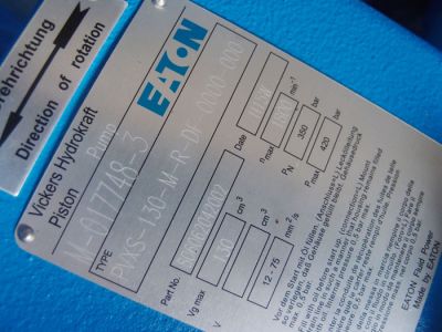 VICKERS液压泵威格士柱塞泵 PVXS-180M04R50C1R01SV0ALR000A2007501008027343610
