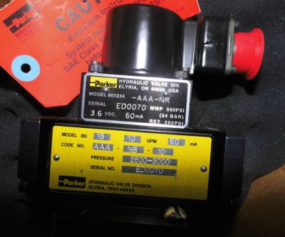 PARKER派克比例阀电磁阀 BD15AAAND20