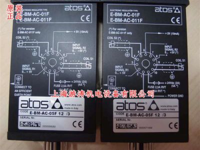 现货供应ATOS线路控制板E-BM-AC-05F12/3上海游涛